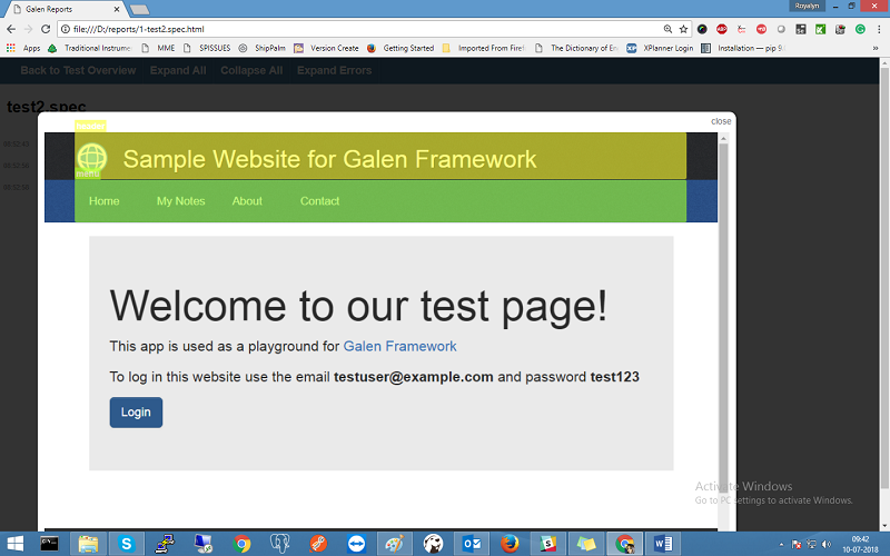 Layout Testing With Galen Framework | ThinkPalm