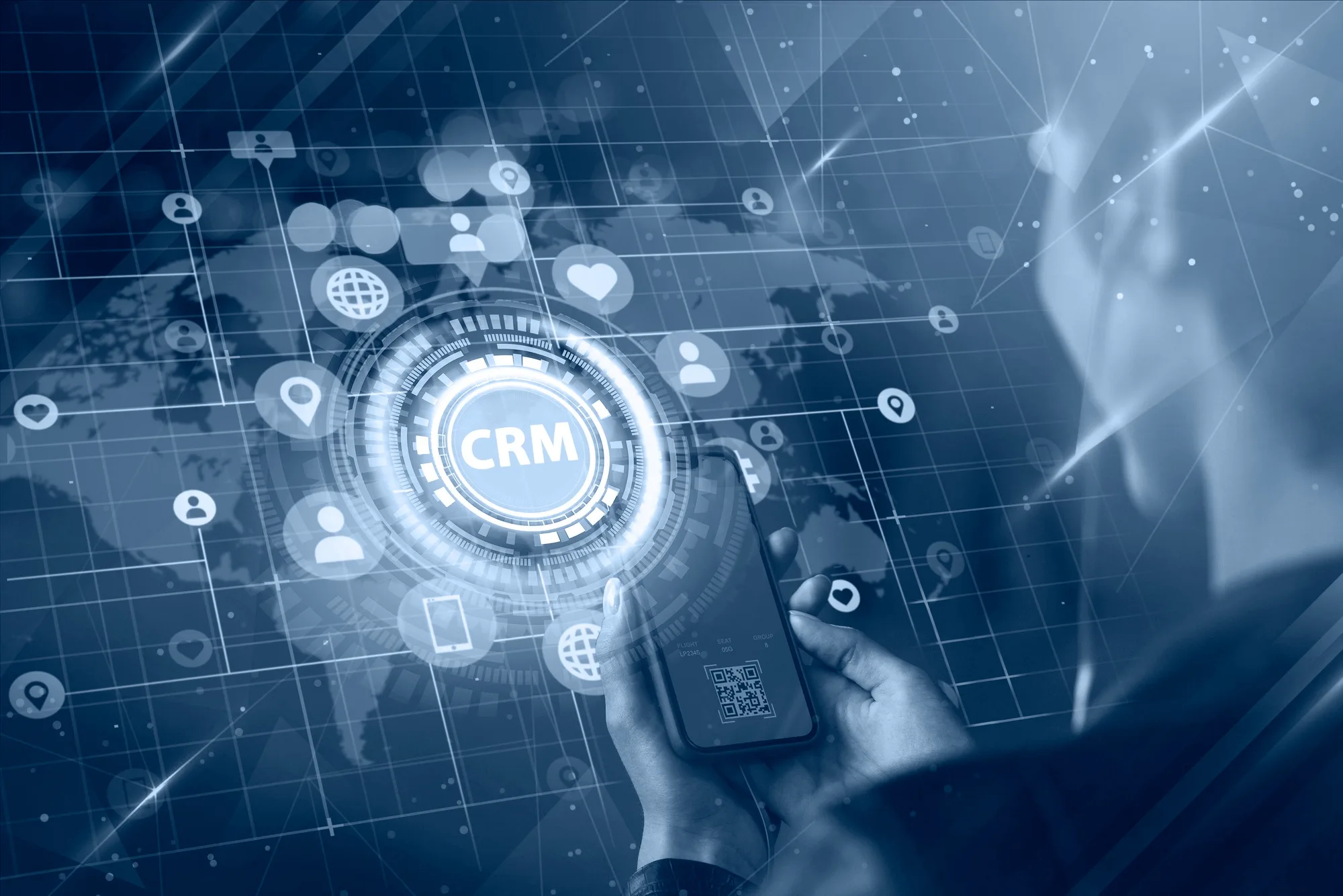 CRM and sales automation visualization