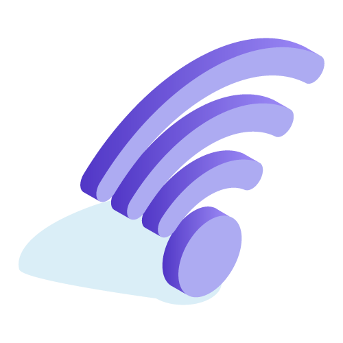 Wi-Fi signal illustration