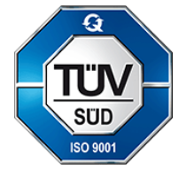TÜV SÜD ISO 9001 certified