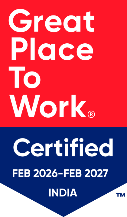 Great Place To Work Certified, February 2026 to February 2027, India