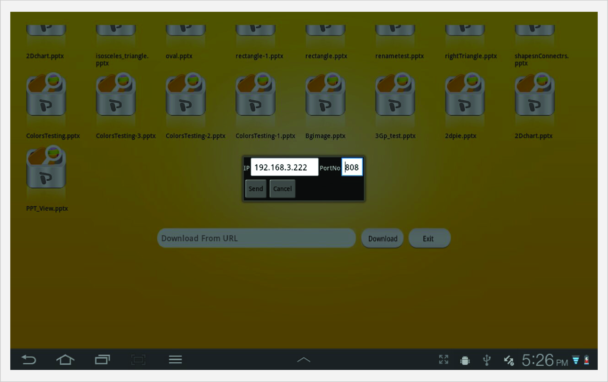 PowerPoint Viewer IP Configuration
