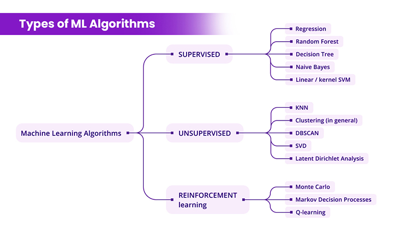 Machine learning classifications