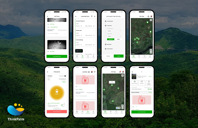 NetvirE IIoT Platform for Wildlife Conservation - Mobile View