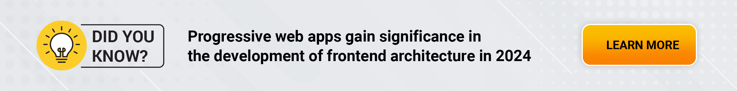 Progressive web apps gain significance in the development of frontend architecture in 2024
