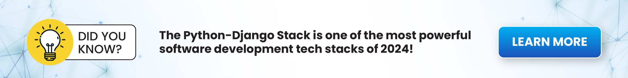 The Python-Django Stack is one of the most powerful software development tech stacks of 2024!
